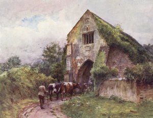 Wessex: Ingangspoort, Cleeve Abbey door Walter Frederick Roofe Tyndale