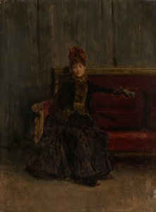 Zittende Dame door Walter Gay