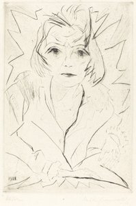 Meisje, 1921 door Walter Gramatte