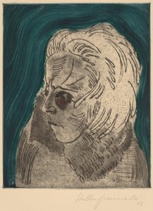 Vermoeide Vrouw, Sonia Gramatté Müder Mädchenkopf, Sonia Gramatté, 1923