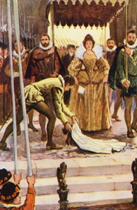 Illustratie voor Kenilworth door Sir Walter Scott door Walter Grieve