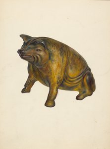 Speelgoedbank: Varken, ca. 1939
