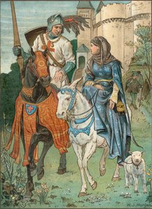 Una en de Rode Kruis Ridder door Walter Jenks Morgan
