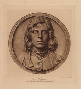 John Flaxman, Brits beeldhouwer (fotogravure) door Walter L. Colls