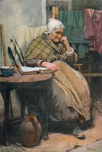 Een oude Cornish vrouw, ca. 1880 door Walter Langley
