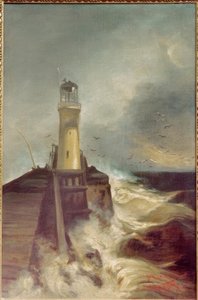 Pier met vuurtoren