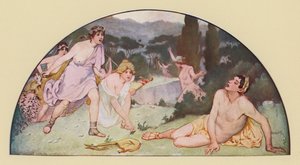 Orpheus gedood door de Bacchanten door Walter MacEwen