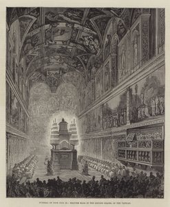 Begrafenis van Paus Pius IX, Requiemmis in de Sixtijnse Kapel van het Vaticaan