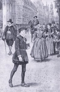 Herrick rijdt door Cheapside