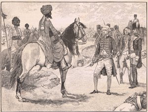De overgave van Baillie aan Hyder Ali, 1780