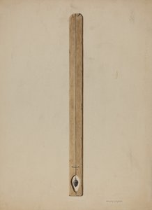 Loodlijn en Bord door Walter Praefke