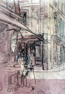 Een Winkel in Dieppe, c.1907 door Walter Richard Sickert