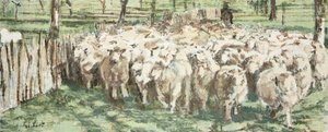 Wij allen als schapen door Walter Richard Sickert