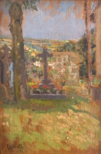 Kerkhof Chagford door Walter Richard Sickert