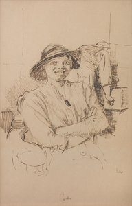 Kip, ca. 1914 (Potlood, pen en sepia-inkt op papier) door Walter Richard Sickert