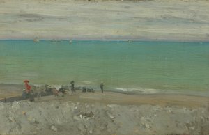 La Plage, Dieppe, c.1885
