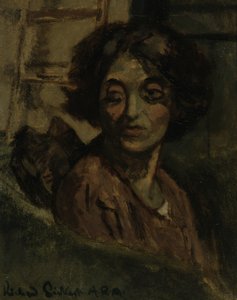 Portret van een vrouw - Therese Lessore, ca. 1927 door Walter Richard Sickert