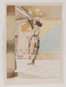 Quai Henri IV, 1920 door Walter Richard Sickert