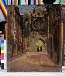 St Jacques, Dieppe, Frankrijk, ca. 1900 door Walter Richard Sickert