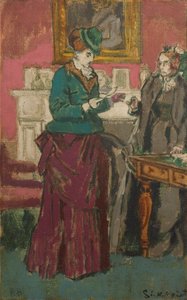 Het voorstel [naar Robert Barnes], ca. 1931-32 (Olieverf op doek) door Walter Richard Sickert