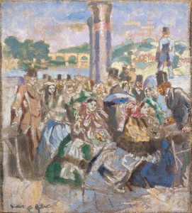 De rivier [naar John Gilbert], ca. 1930-31 (Olieverf op doek) door Walter Richard Sickert