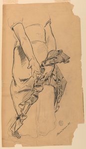 Studie van een Vrouw door Walter Shirlaw