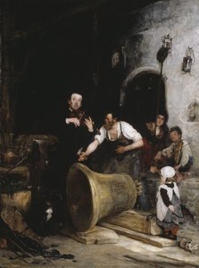 Het Luiden van de Klok, 1874 door Walter Shirlaw