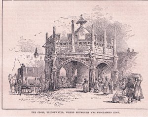 Het kruis, Bridgewater, waar Monmouth tot koning werd uitgeroepen AD 1685 door Walter Stanley Paget