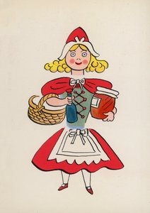 Figuren uit Kinderboeken: Roodkapje door Walter Trier