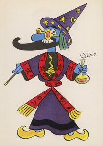 Figuren uit kinderboeken: Tovenaar