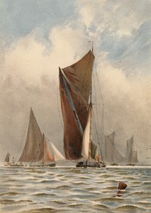 Schuiten op de Theems door Walter William May