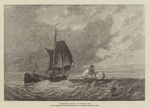 Op weg naar huis, in de tentoonstelling van het Instituut van Schilders in Waterkleuren door Walter William May