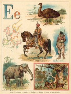 Letter E door Walter Zweigle