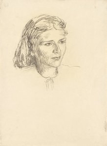 Portret van Gaby Niedermoser door Walther Gamerith