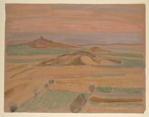 Heuvelachtig landschap