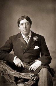 Oscar Wilde, Ierse schrijver, humorist en toneelschrijver, ca. 1890 door WandD Downey