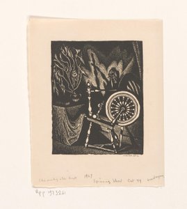Spinnewiel door Wanda Gág (signed by artist)