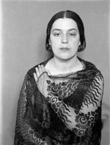 Portret van Anita Pittoni, ca. 1933 (z/w foto)