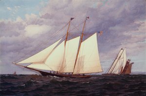 De Cornelia bij de New York Yacht Club Regatta, 11 juni