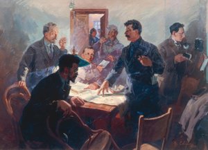 De Leiders van de Oktoberrevolutie door Wassili Semjonowitsch Swarog