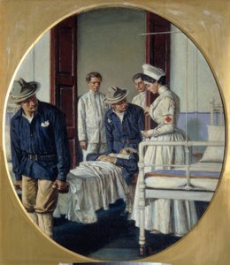 In een lazaret door Wassili W. Werestschagin