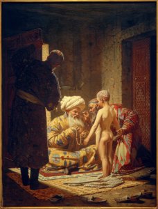 Verkoop van een slavenjongen door Wassili W. Werestschagin