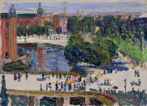 Amsterdam - Uitzicht vanuit het raam door Wassily Kandinsky