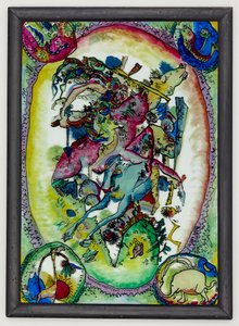 Apocalyptische ruiters II door Wassily Kandinsky