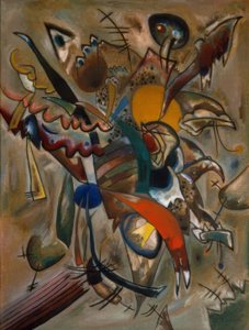 Schilderij met punten (Compositie nr. 234) door Wassily Kandinsky