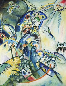 Blauwe kam, 1917 door Wassily Kandinsky