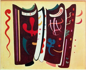 Bruin met supplement door Wassily Kandinsky