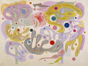 Grillige vormen Formes capricieuses, 1937 door Wassily Kandinsky
