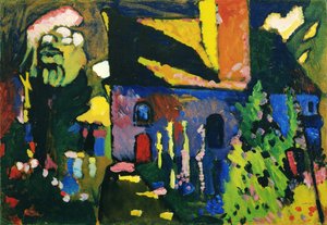 Kerk in Murnau door Wassily Kandinsky