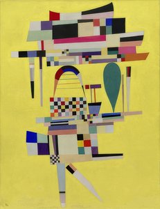 Het gele schilderij (La Toile jaune). 1938